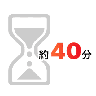 約40分